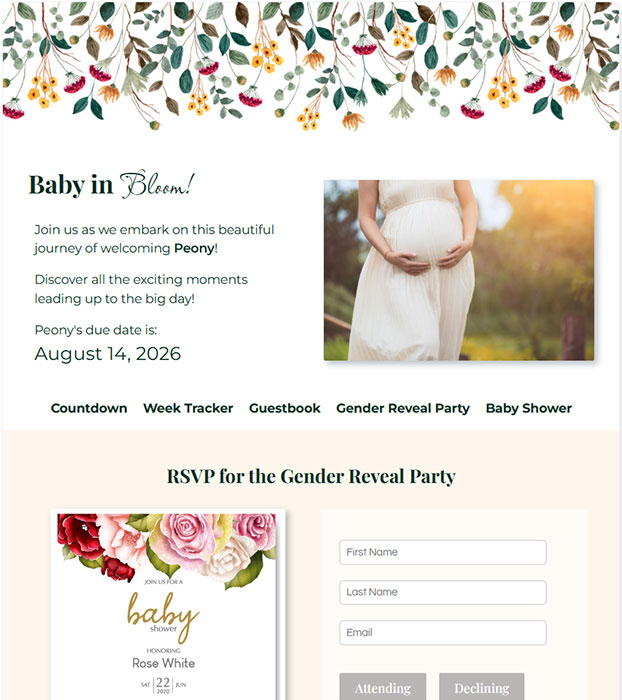 Baby in Bloom Screenshot